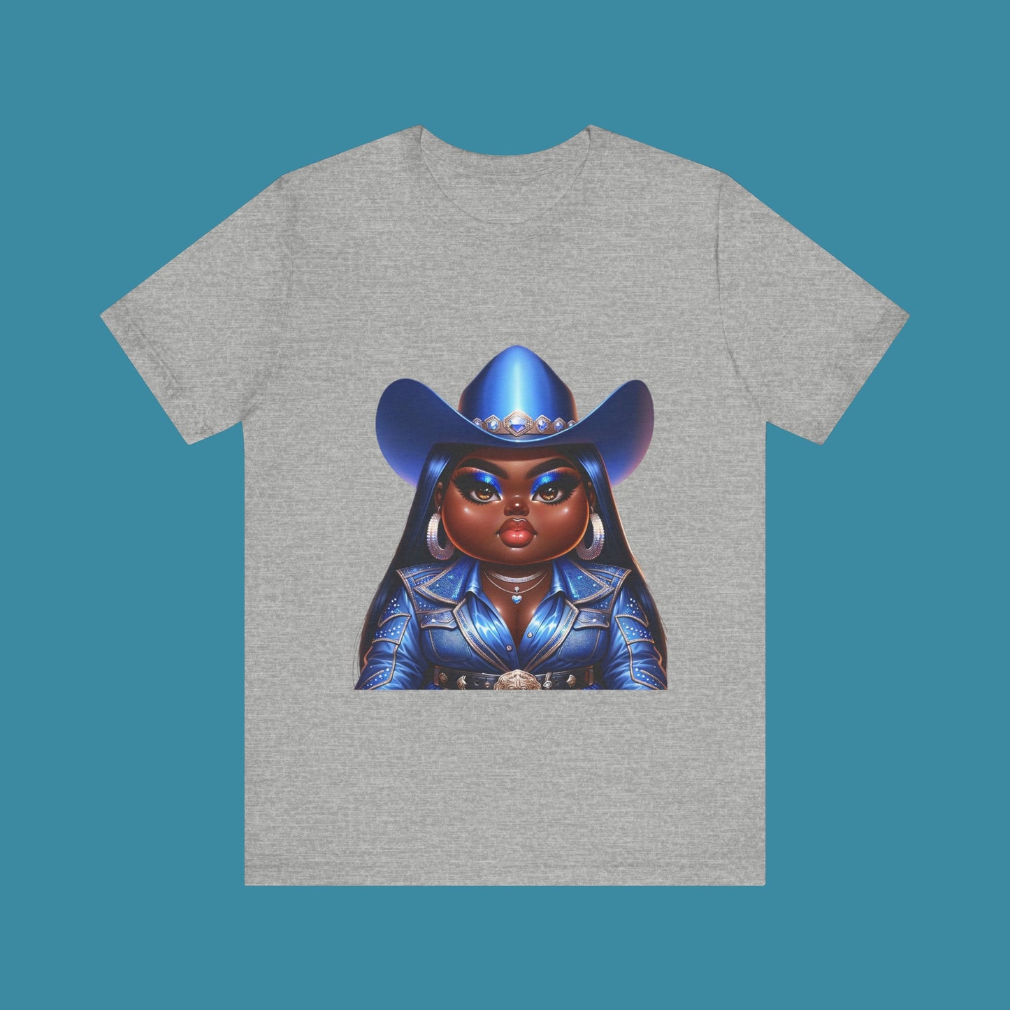 Luxe Tee Cowgirl Design 28