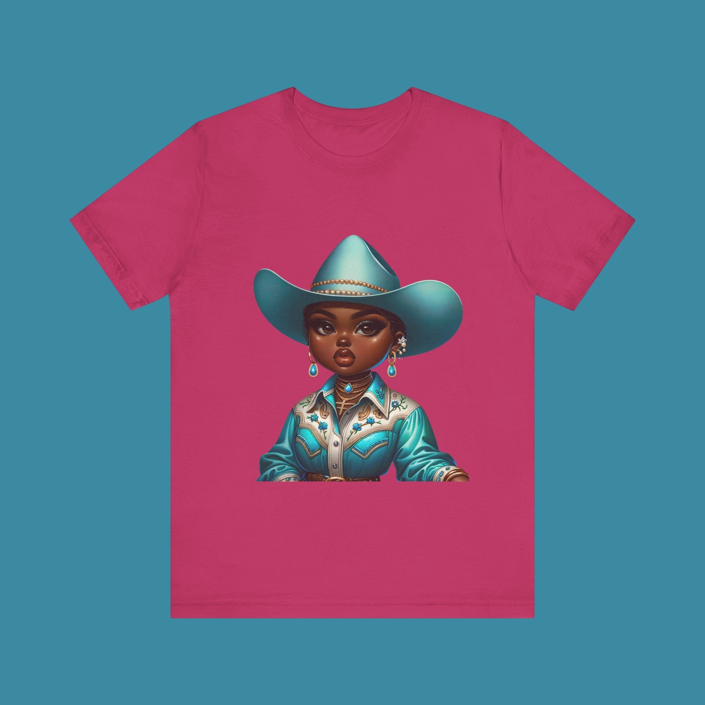 Luxe Tee Cowgirl Design 23