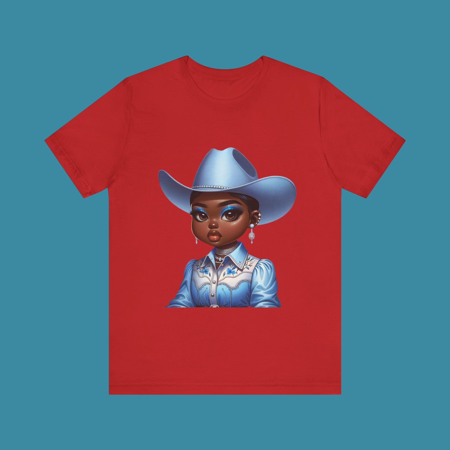 Luxe Tee Cowgirl Design 18