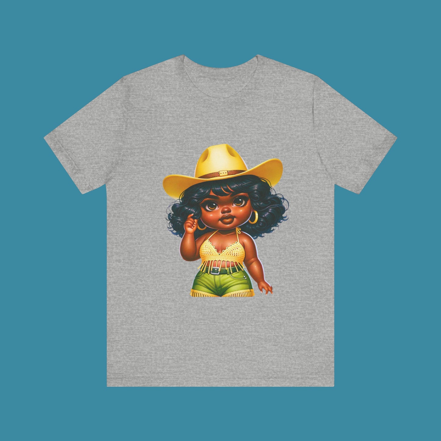 Luxe Tee Cowgirl Design 22