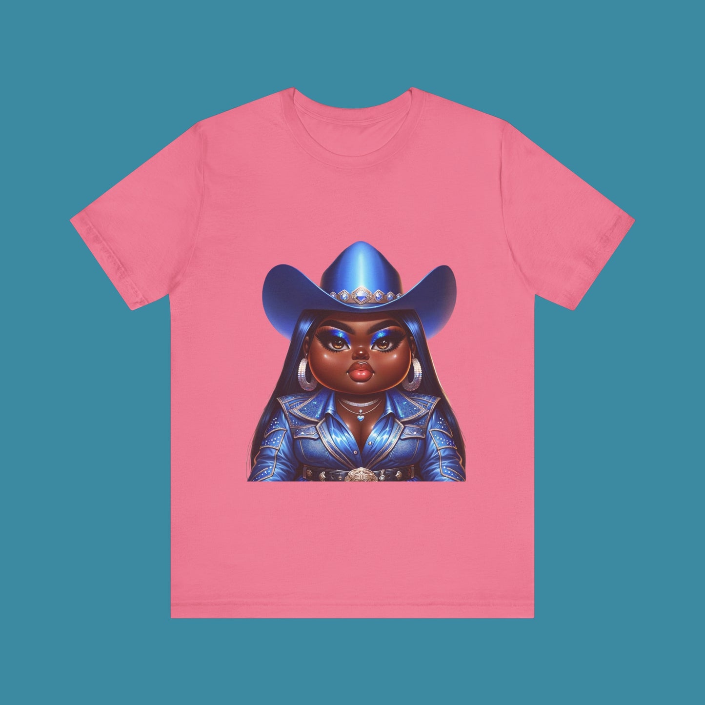 Luxe Tee Cowgirl Design 28