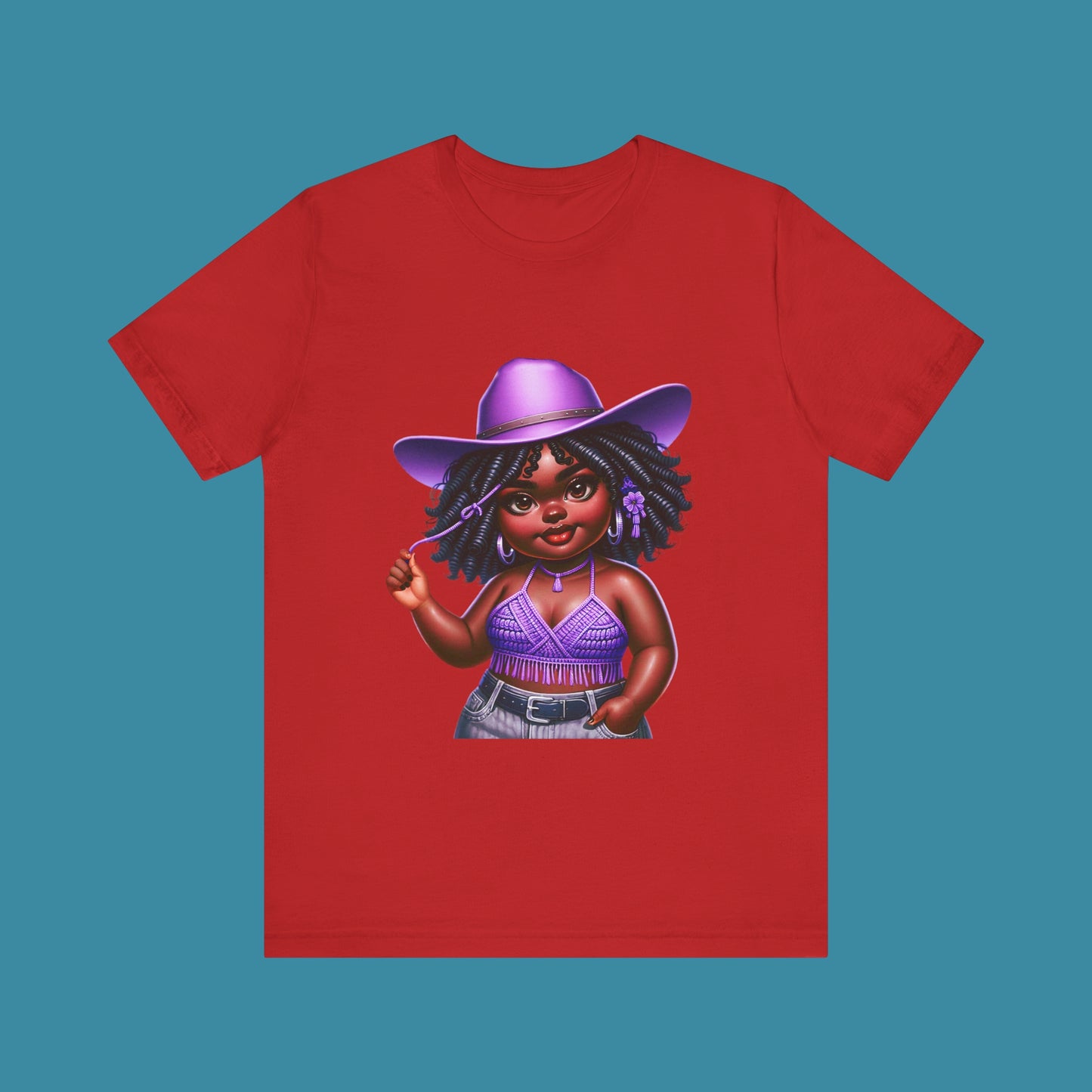 Luxe Tee Cowgirl Design 21