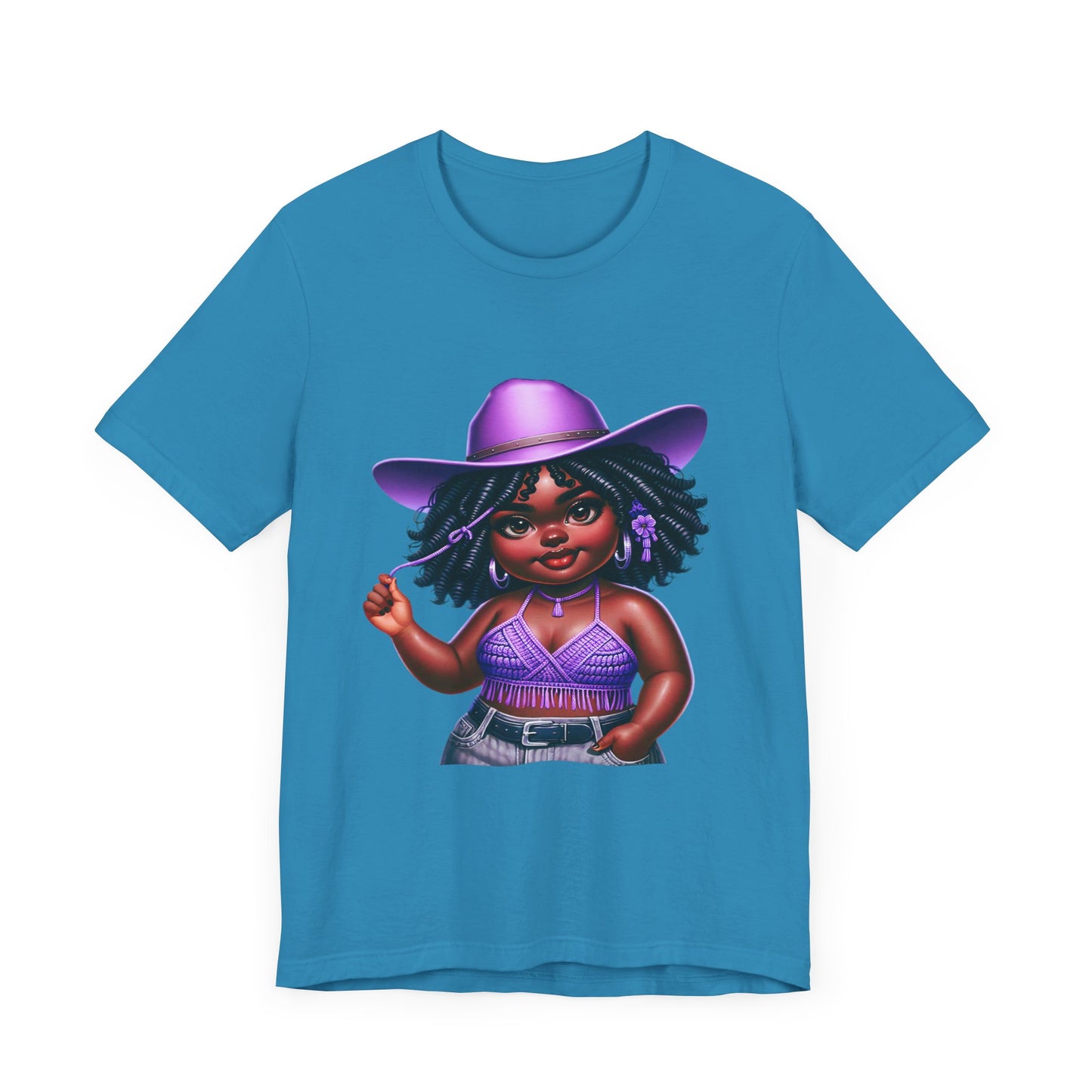 Luxe Tee Cowgirl Design 21