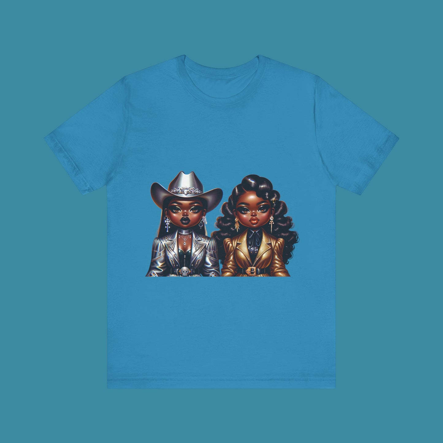 Luxe Tee Cowgirl Design 2