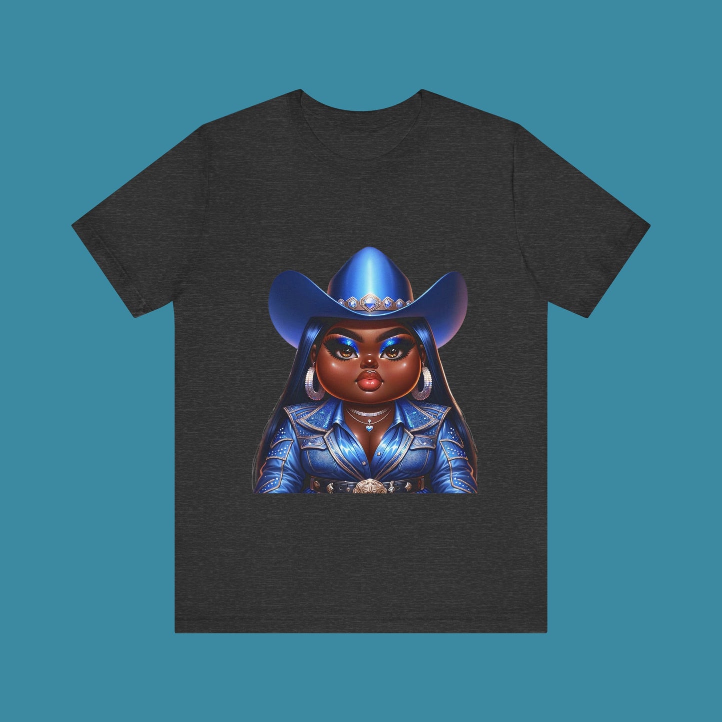 Luxe Tee Cowgirl Design 28