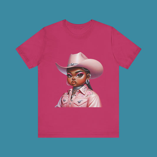 Luxe Tee Cowgirl Design 24