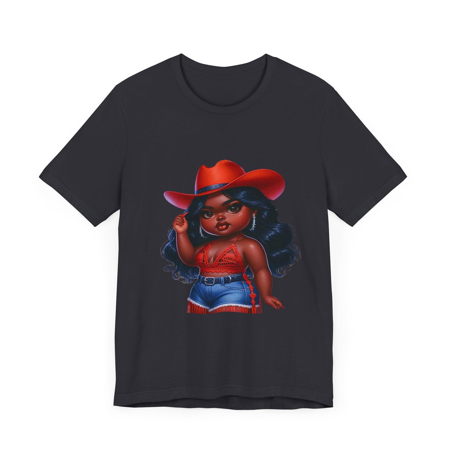 Luxe Tee Cowgirl Design 17