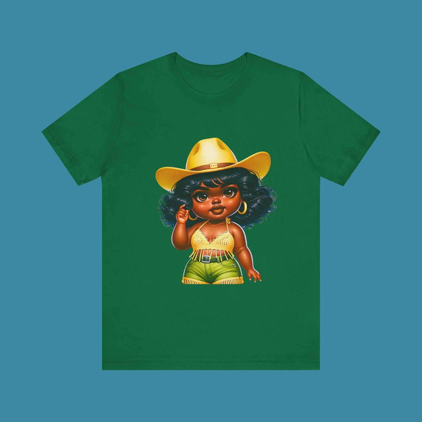 Luxe Tee Cowgirl Design 22