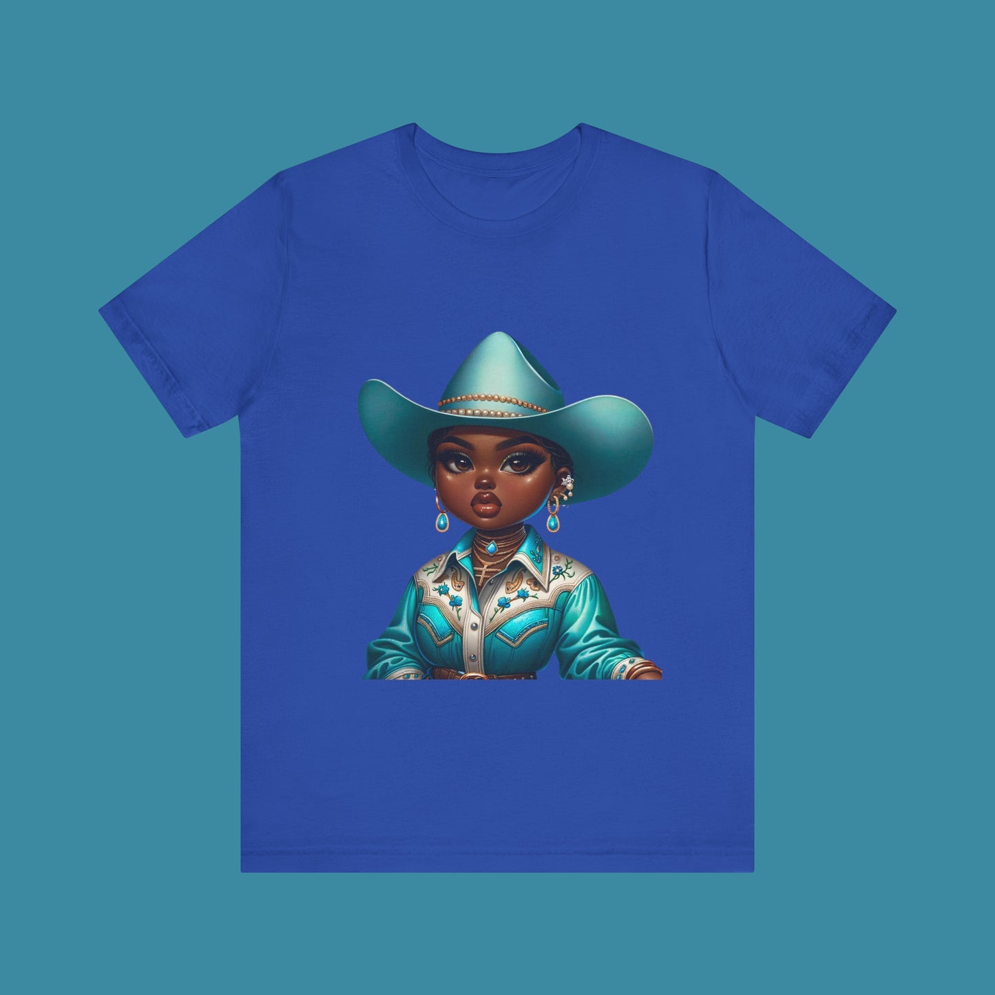 Luxe Tee Cowgirl Design 23