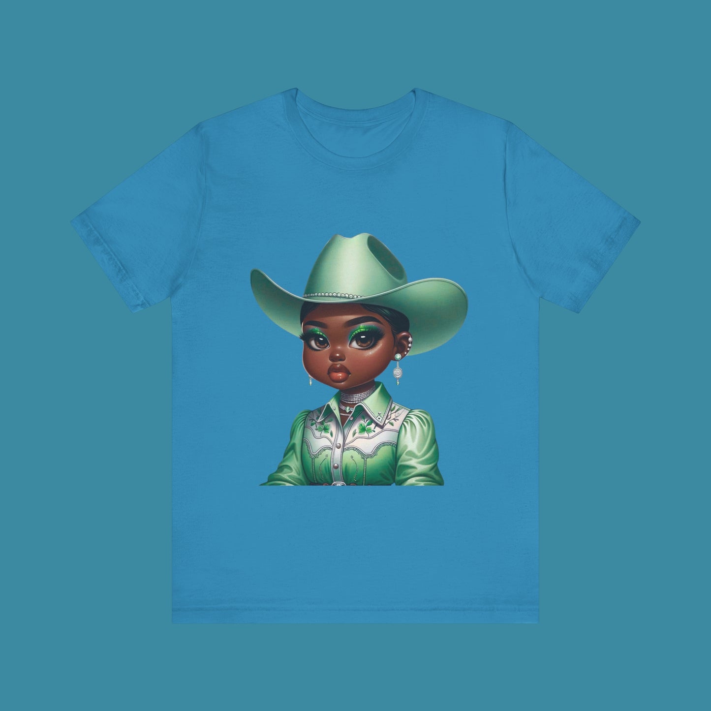 Luxe Tee Cowgirl Design 16