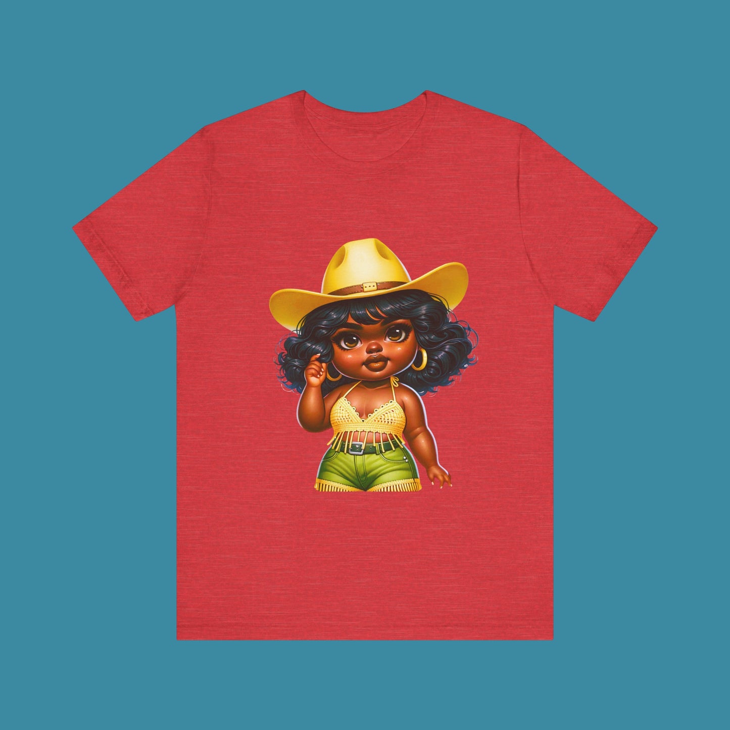 Luxe Tee Cowgirl Design 22