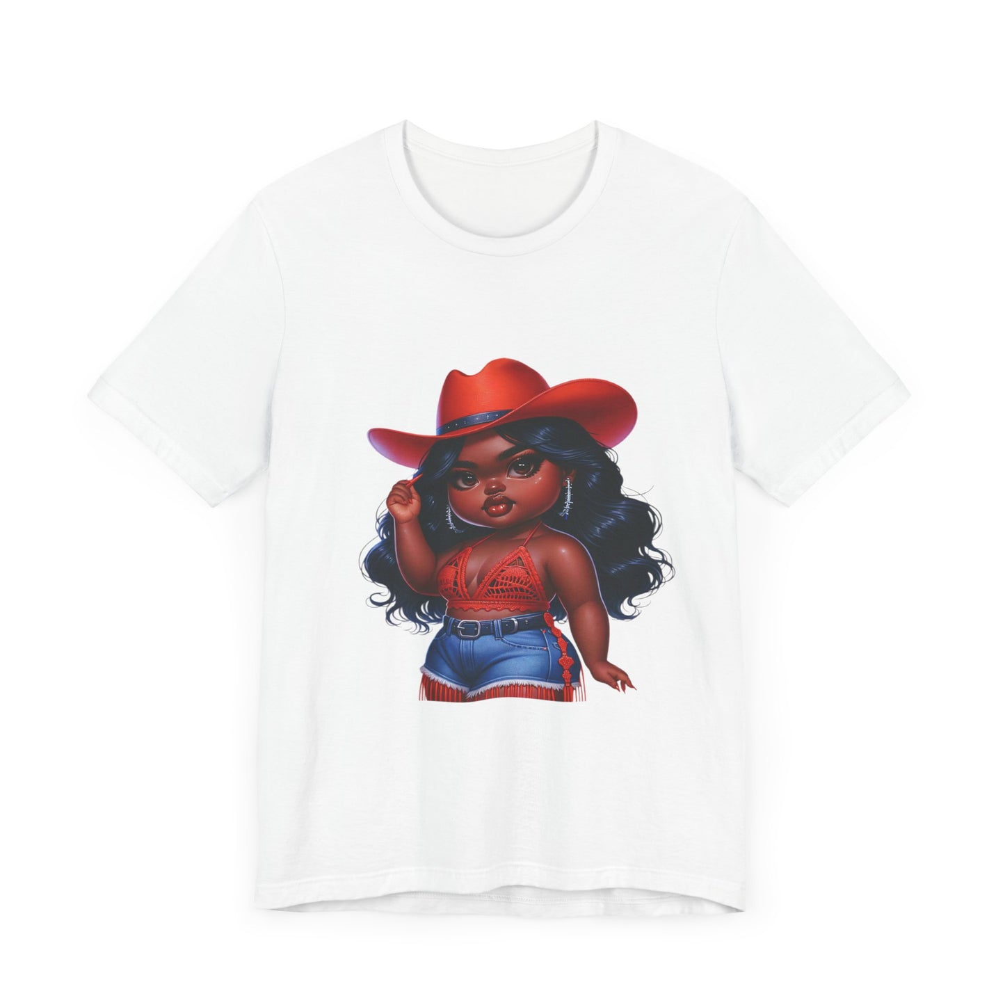 Luxe Tee Cowgirl Design 17