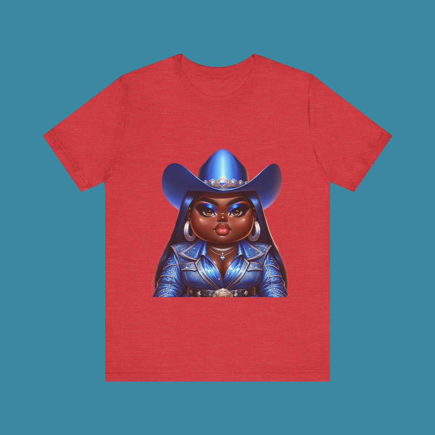 Luxe Tee Cowgirl Design 28