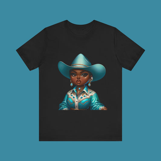 Luxe Tee Cowgirl Design 23