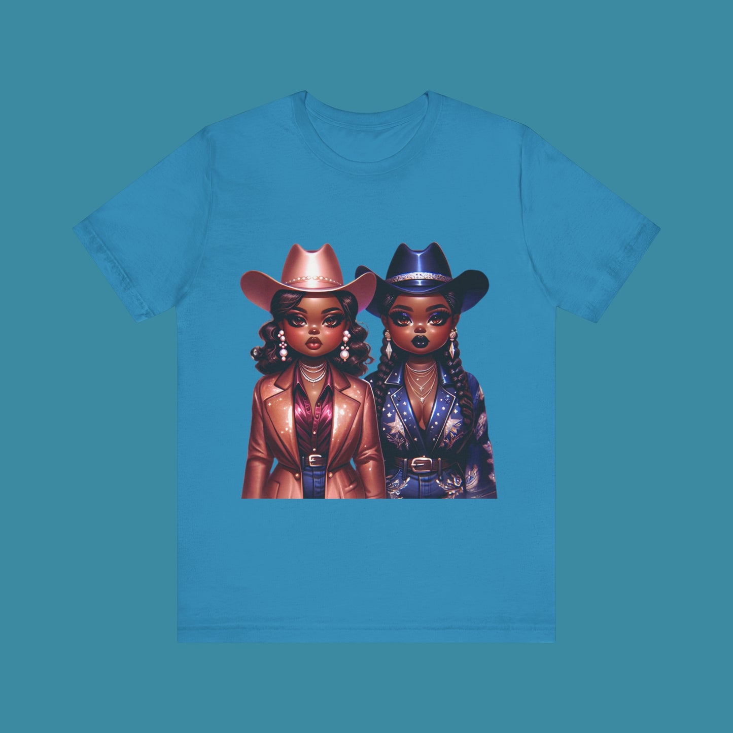 Luxe Tee Cowgirl Design 11