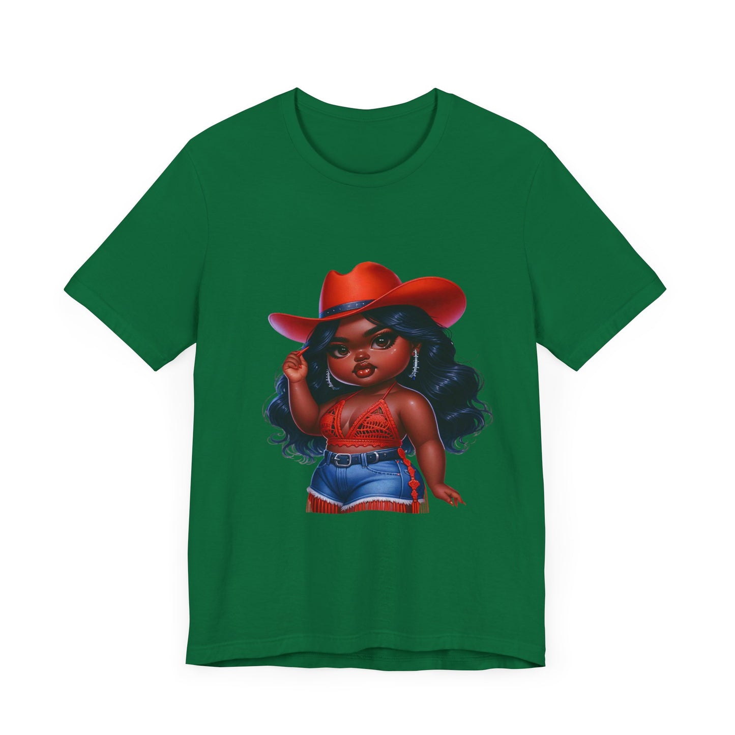 Luxe Tee Cowgirl Design 17