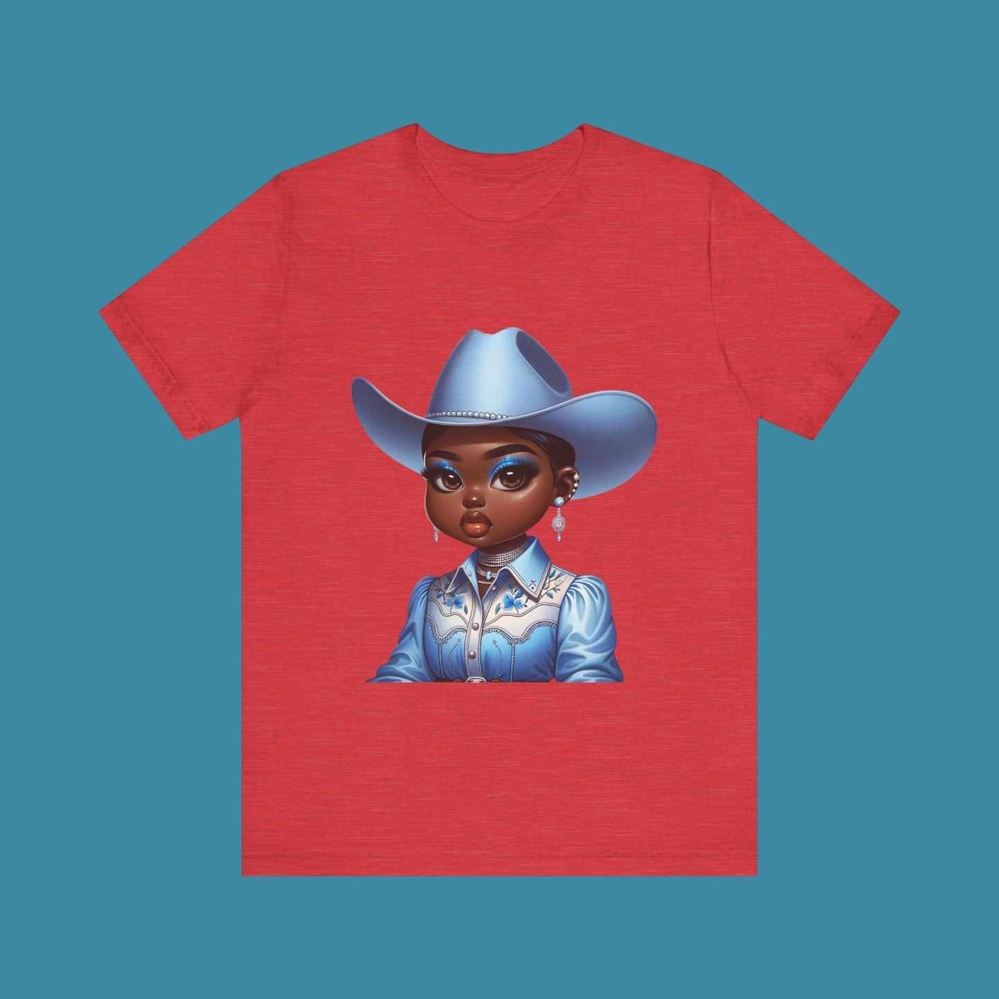 Luxe Tee Cowgirl Design 18