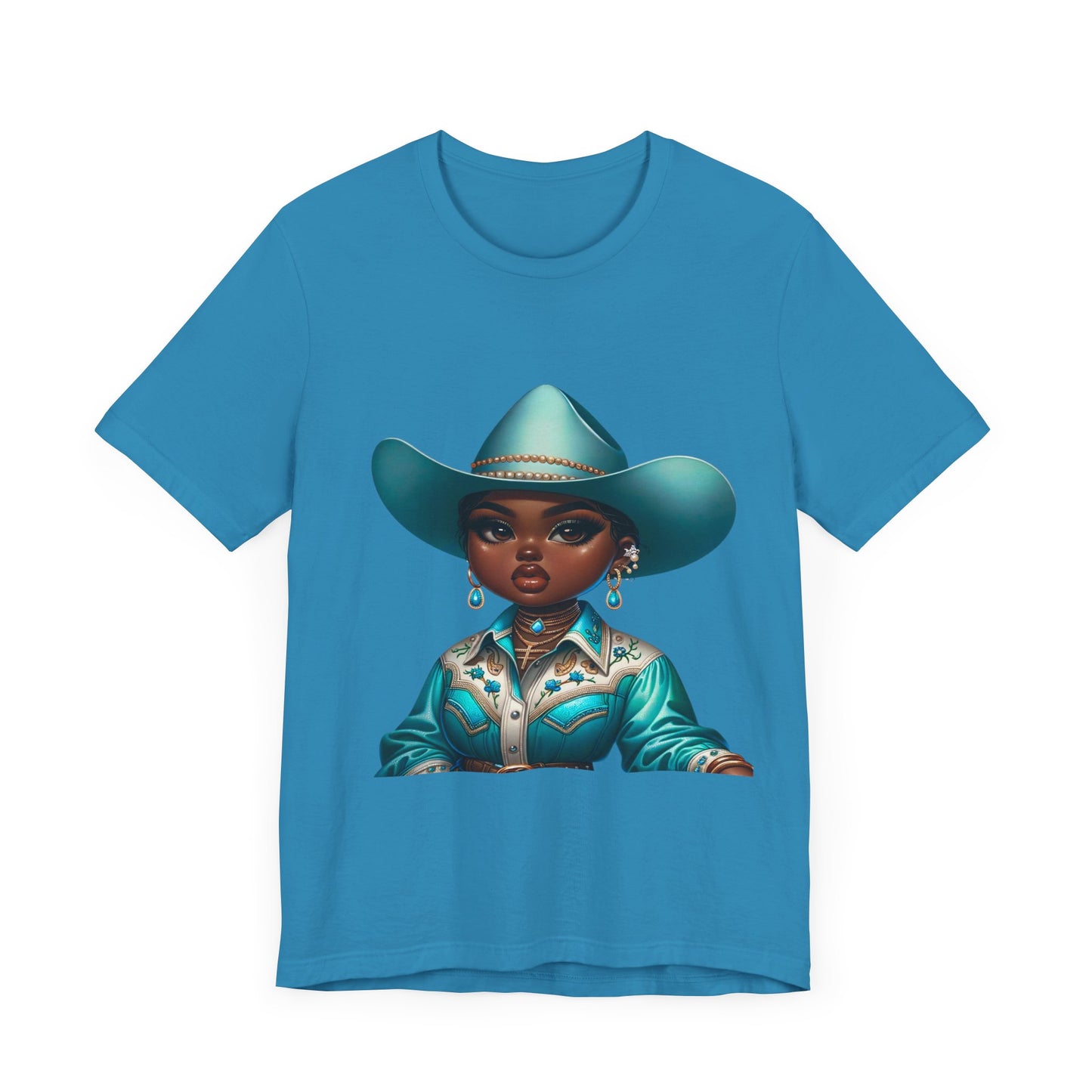 Luxe Tee Cowgirl Design 23