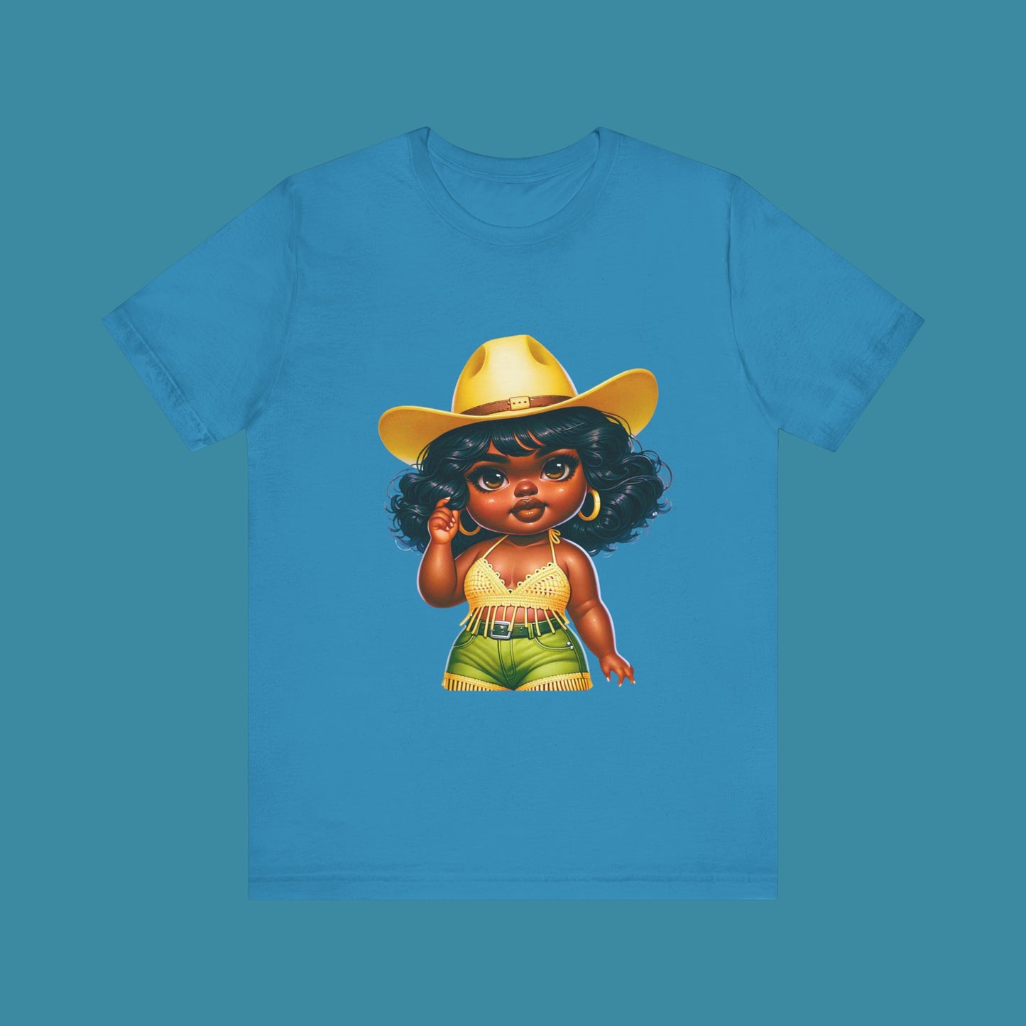 Luxe Tee Cowgirl Design 22