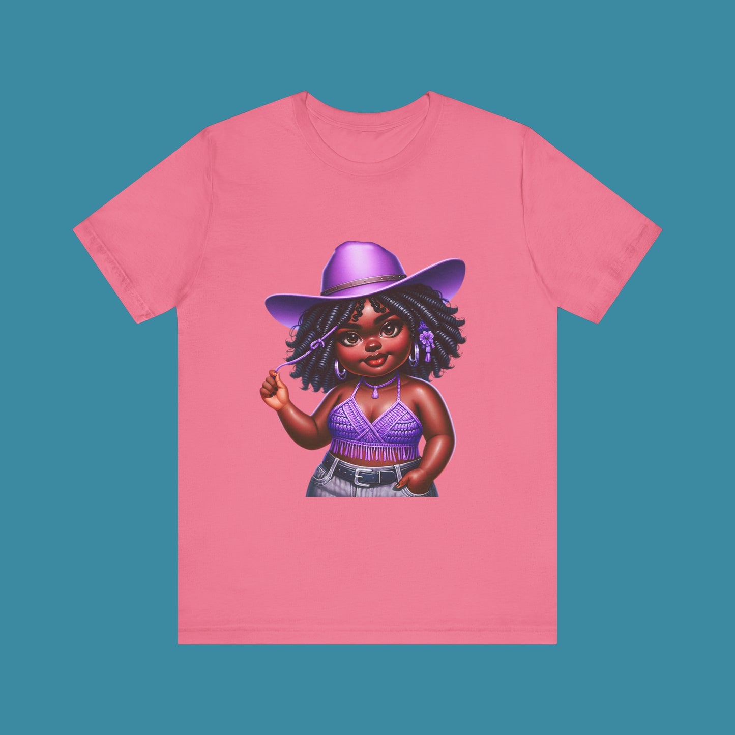 Luxe Tee Cowgirl Design 21