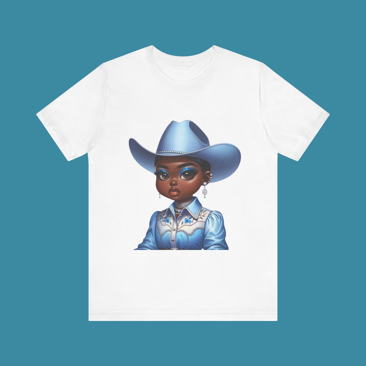 Luxe Tee Cowgirl Design 18