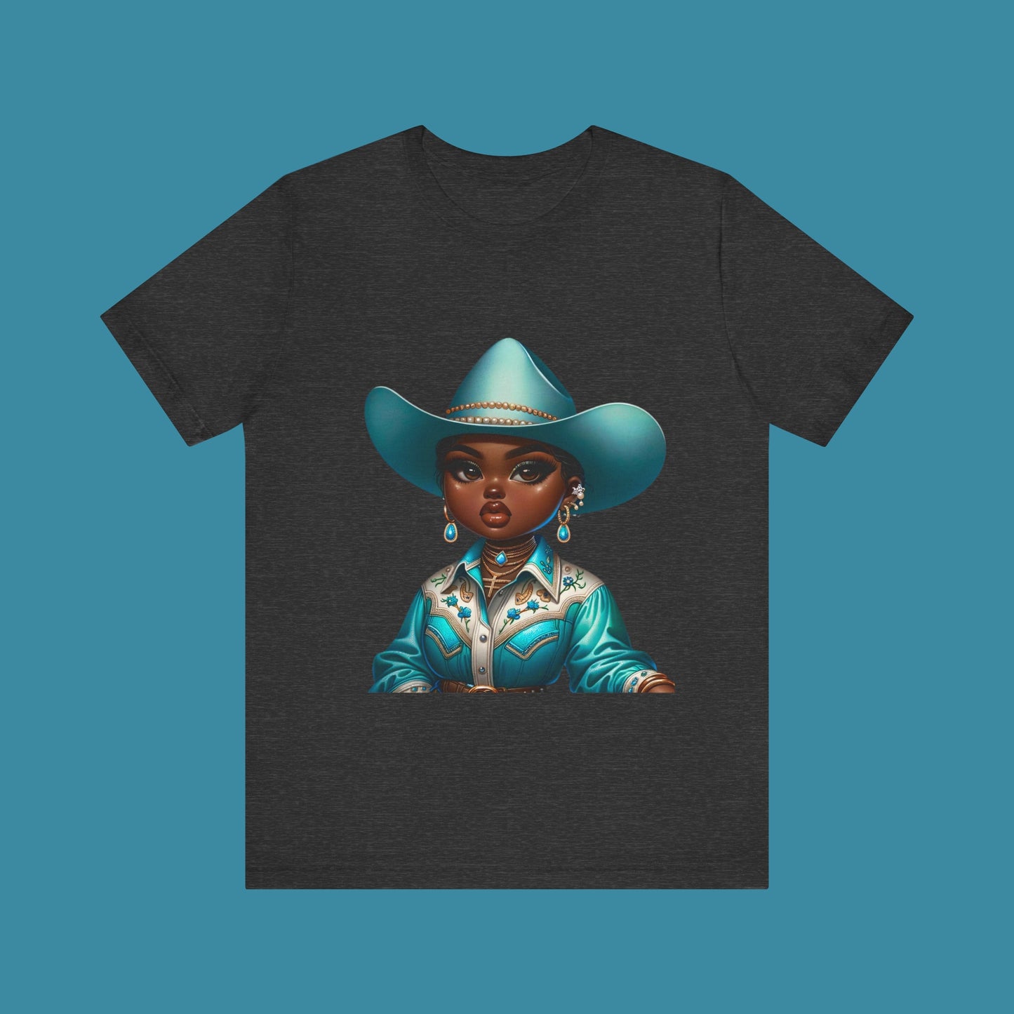 Luxe Tee Cowgirl Design 23