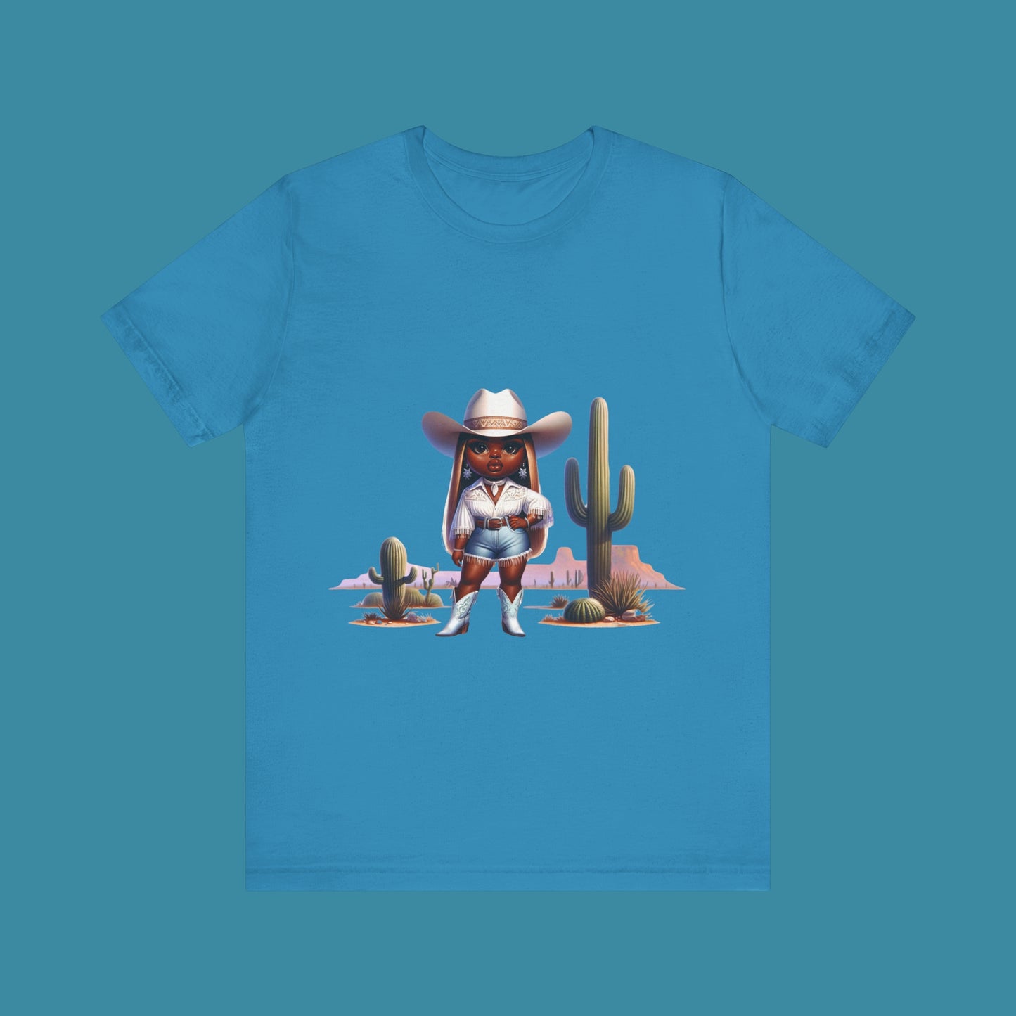 Luxe Tee Cowgirl Design 10