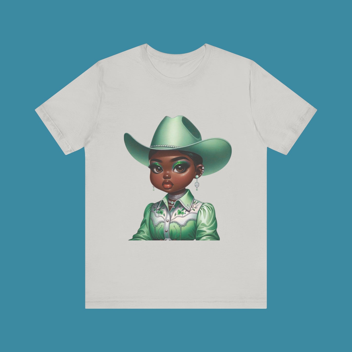 Luxe Tee Cowgirl Design 16