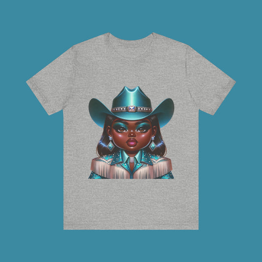 Luxe Tee Cowgirl Design 26