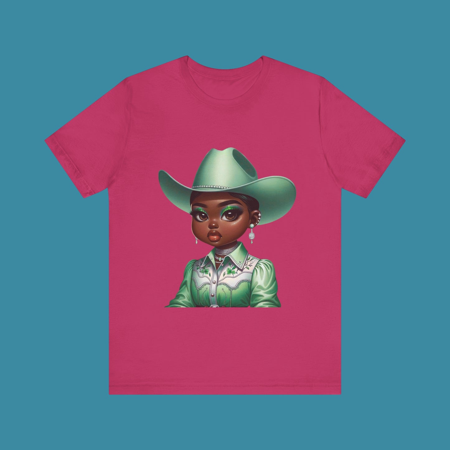 Luxe Tee Cowgirl Design 16