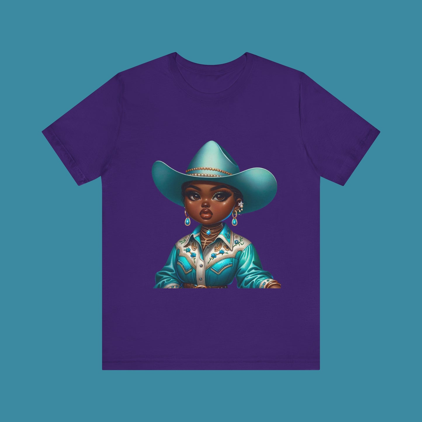 Luxe Tee Cowgirl Design 23