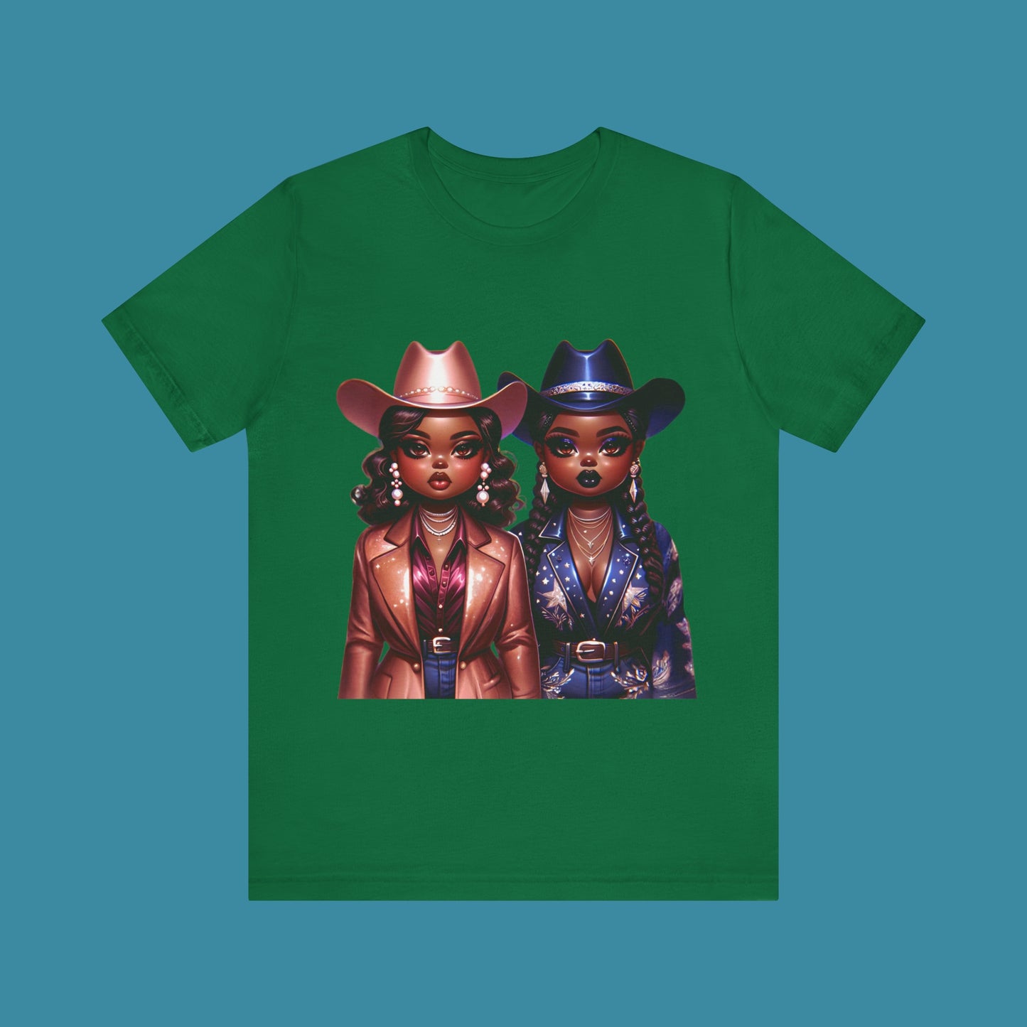 Luxe Tee Cowgirl Design 11