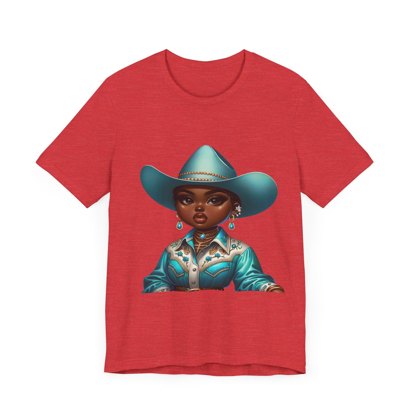 Luxe Tee Cowgirl Design 23