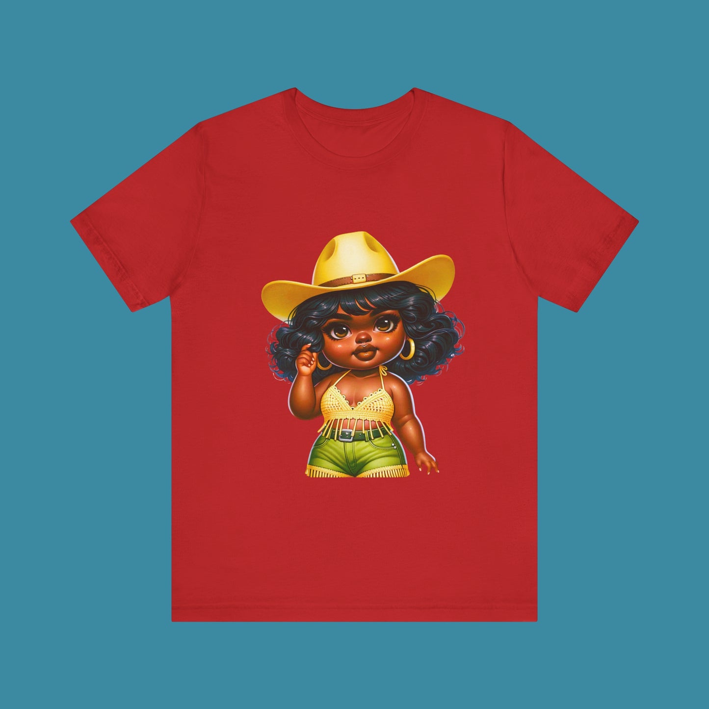 Luxe Tee Cowgirl Design 22