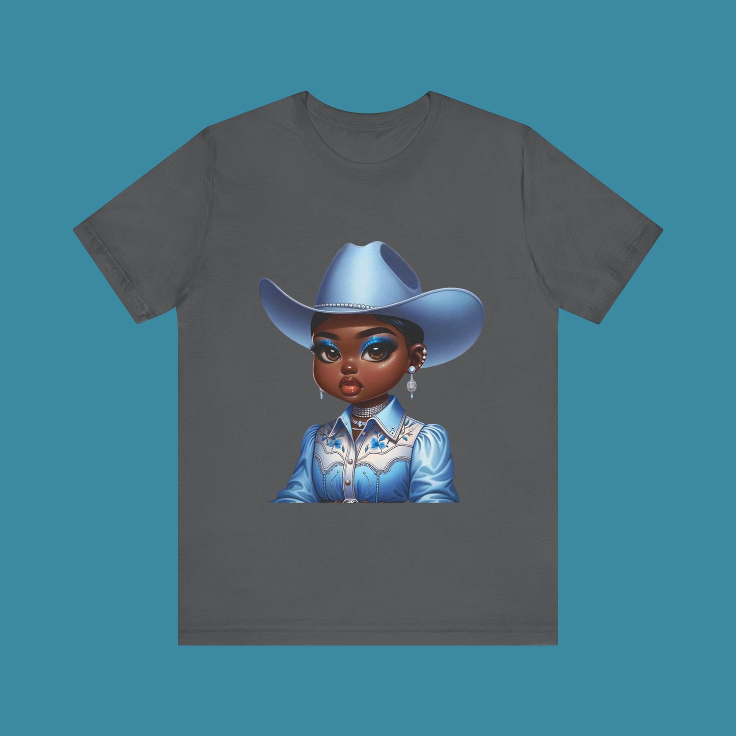 Luxe Tee Cowgirl Design 18