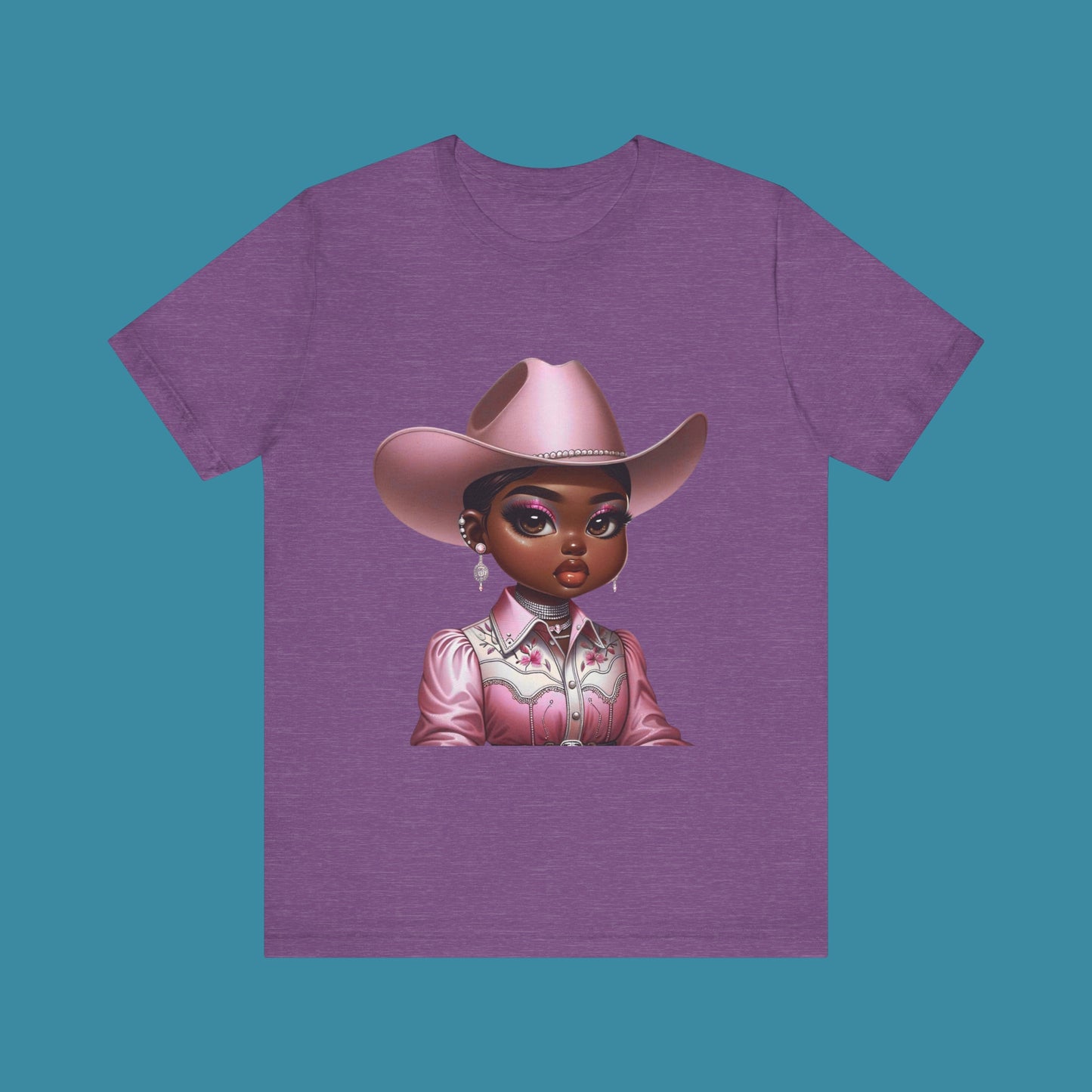 Luxe Tee Cowgirl Design 15