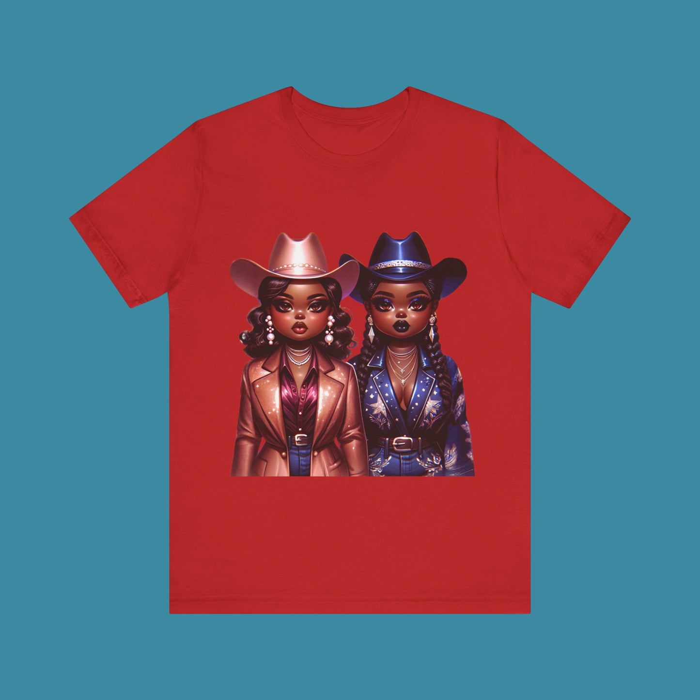 Luxe Tee Cowgirl Design 11