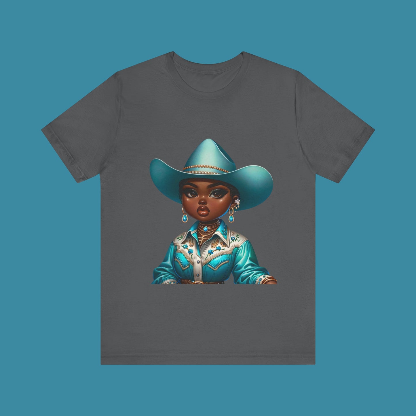 Luxe Tee Cowgirl Design 23