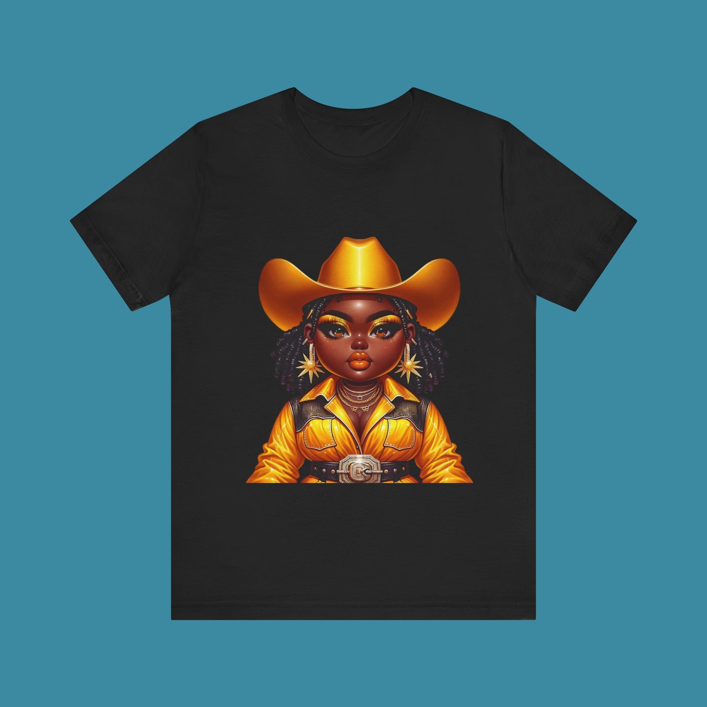 Luxe Tee Cowgirl Design 27