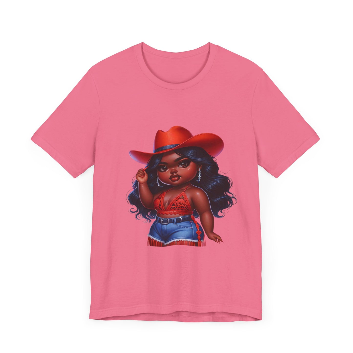 Luxe Tee Cowgirl Design 17