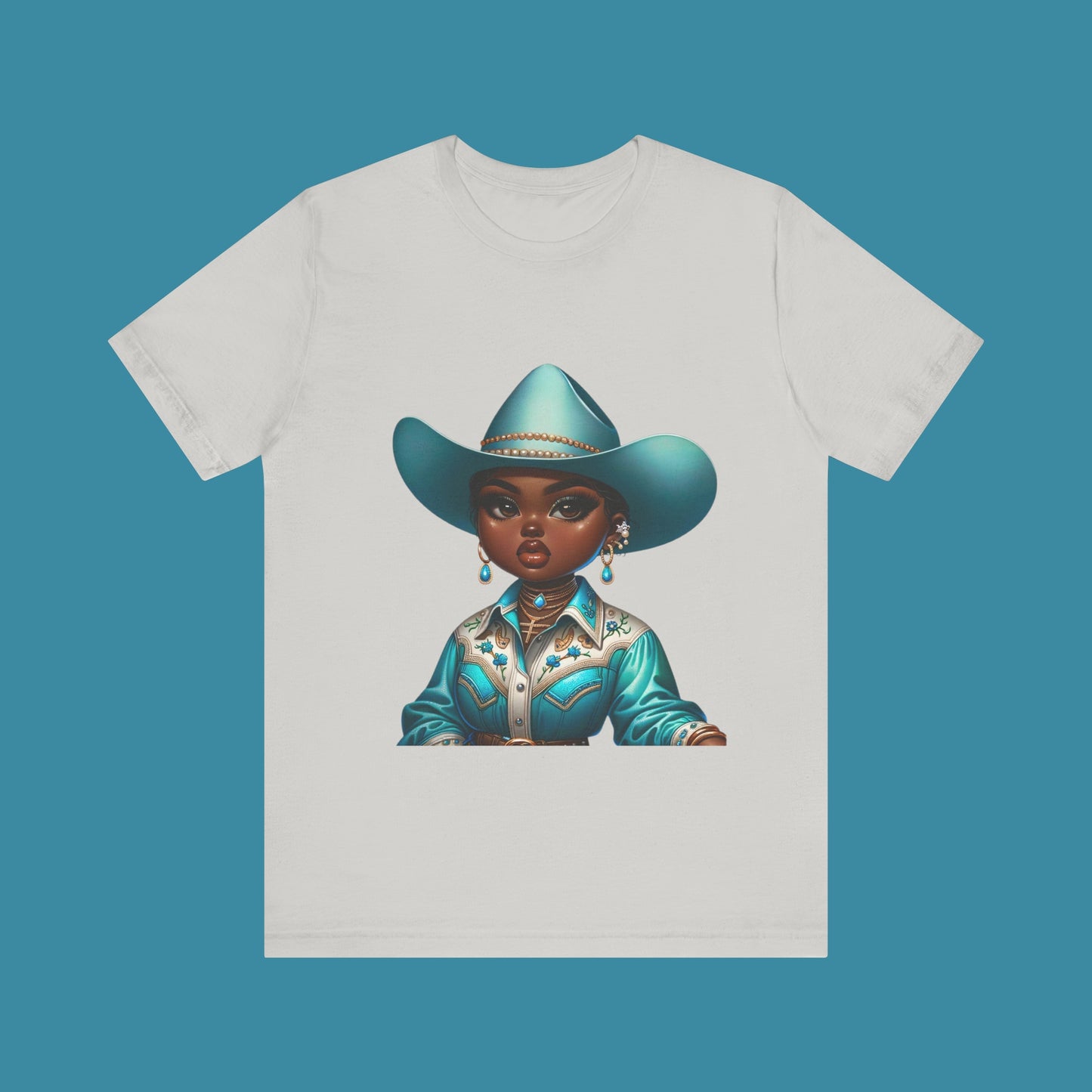 Luxe Tee Cowgirl Design 23