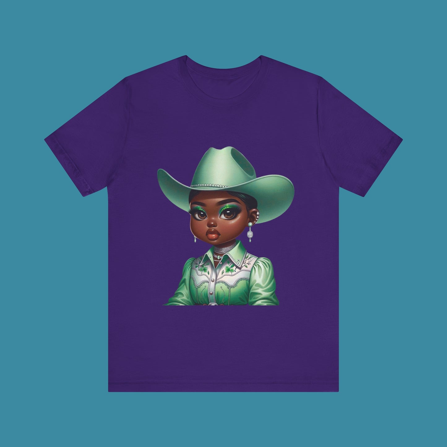 Luxe Tee Cowgirl Design 16