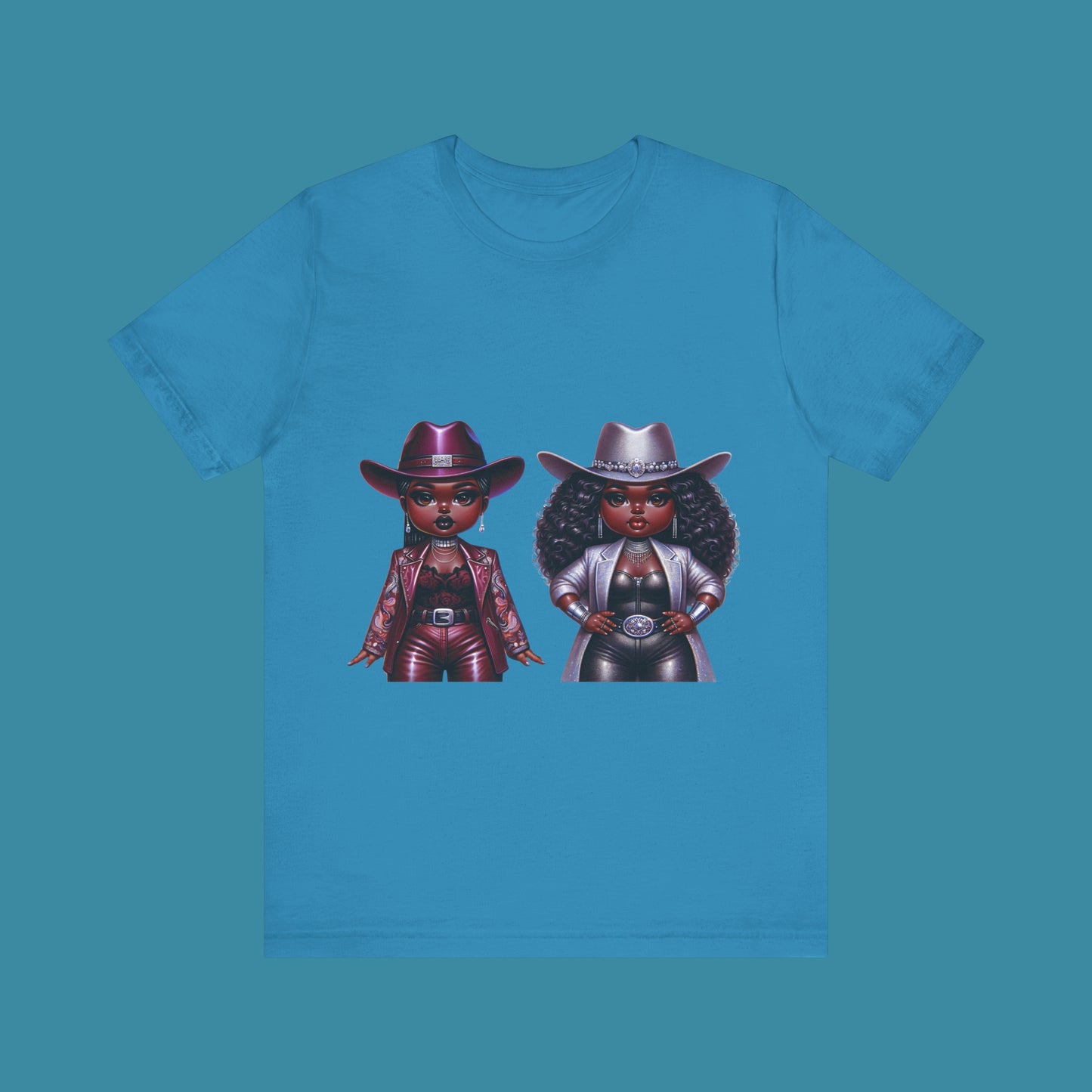 Luxe Tee Cowgirl Design 14