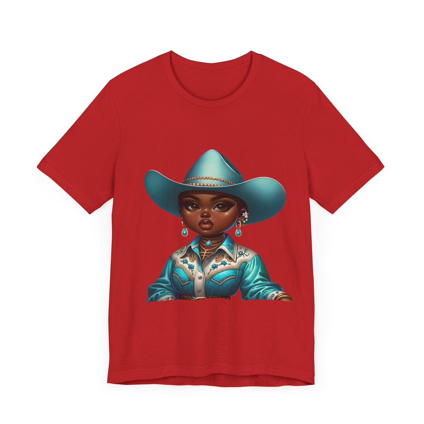 Luxe Tee Cowgirl Design 23