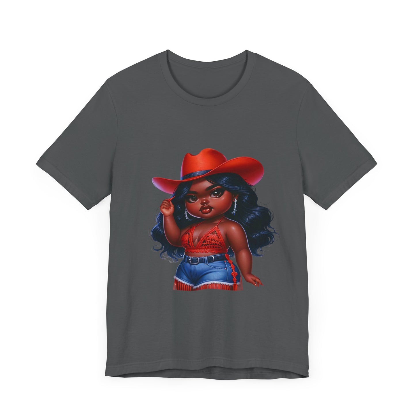 Luxe Tee Cowgirl Design 17