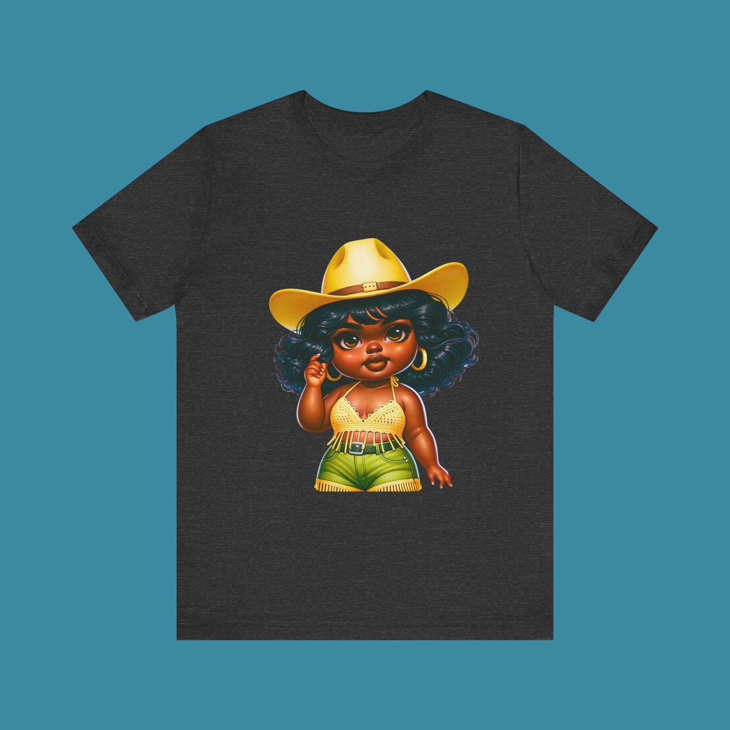 Luxe Tee Cowgirl Design 22