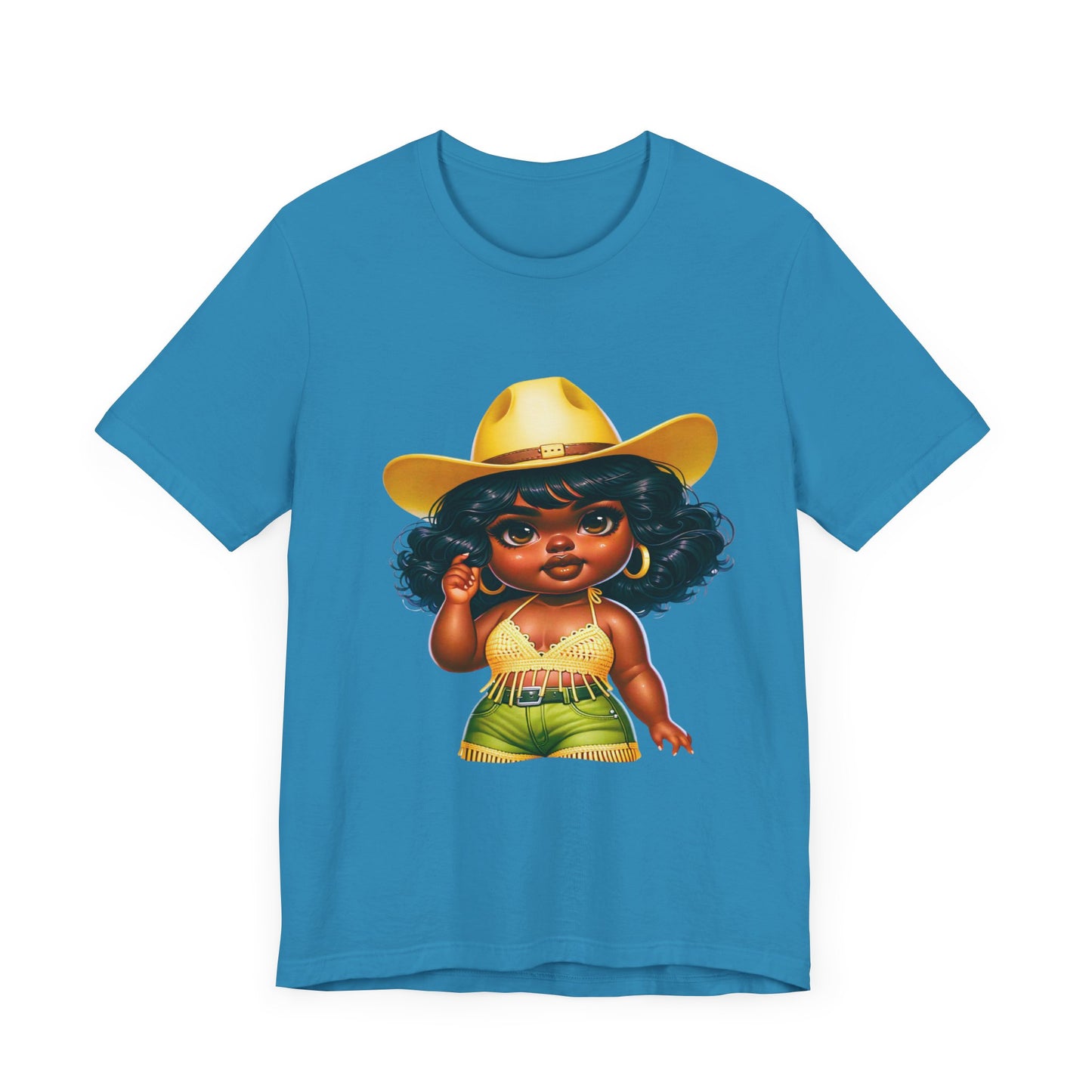 Luxe Tee Cowgirl Design 22