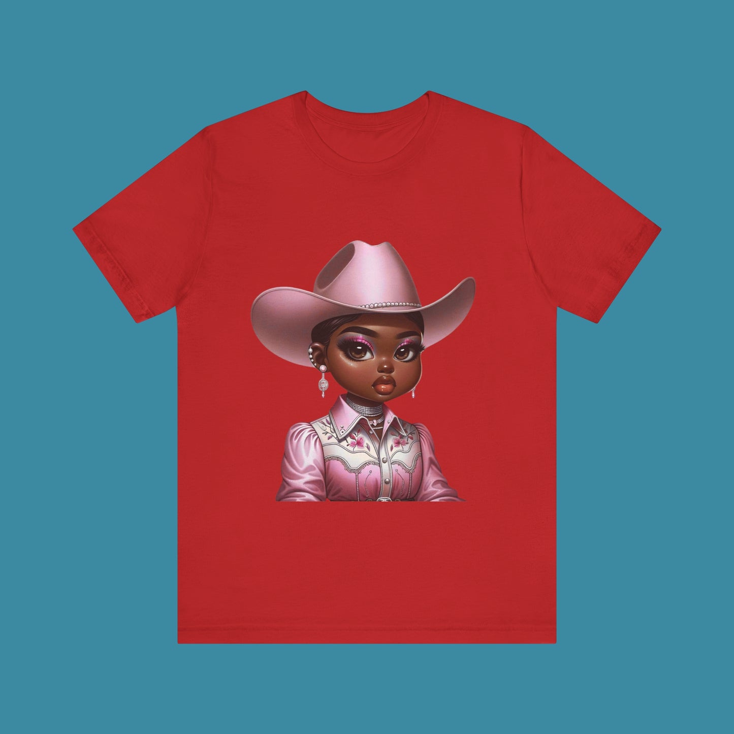 Luxe Tee Cowgirl Design 15