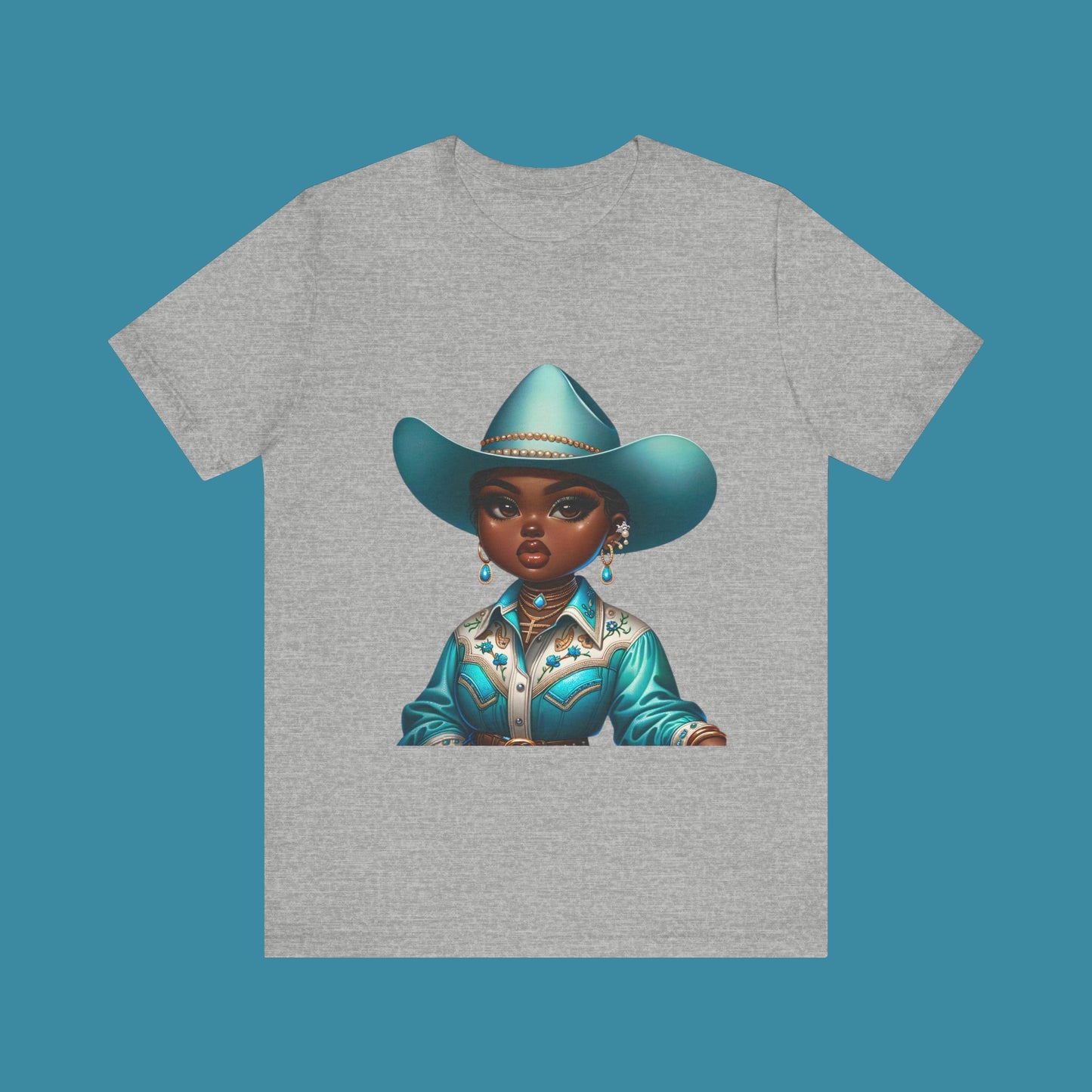 Luxe Tee Cowgirl Design 23