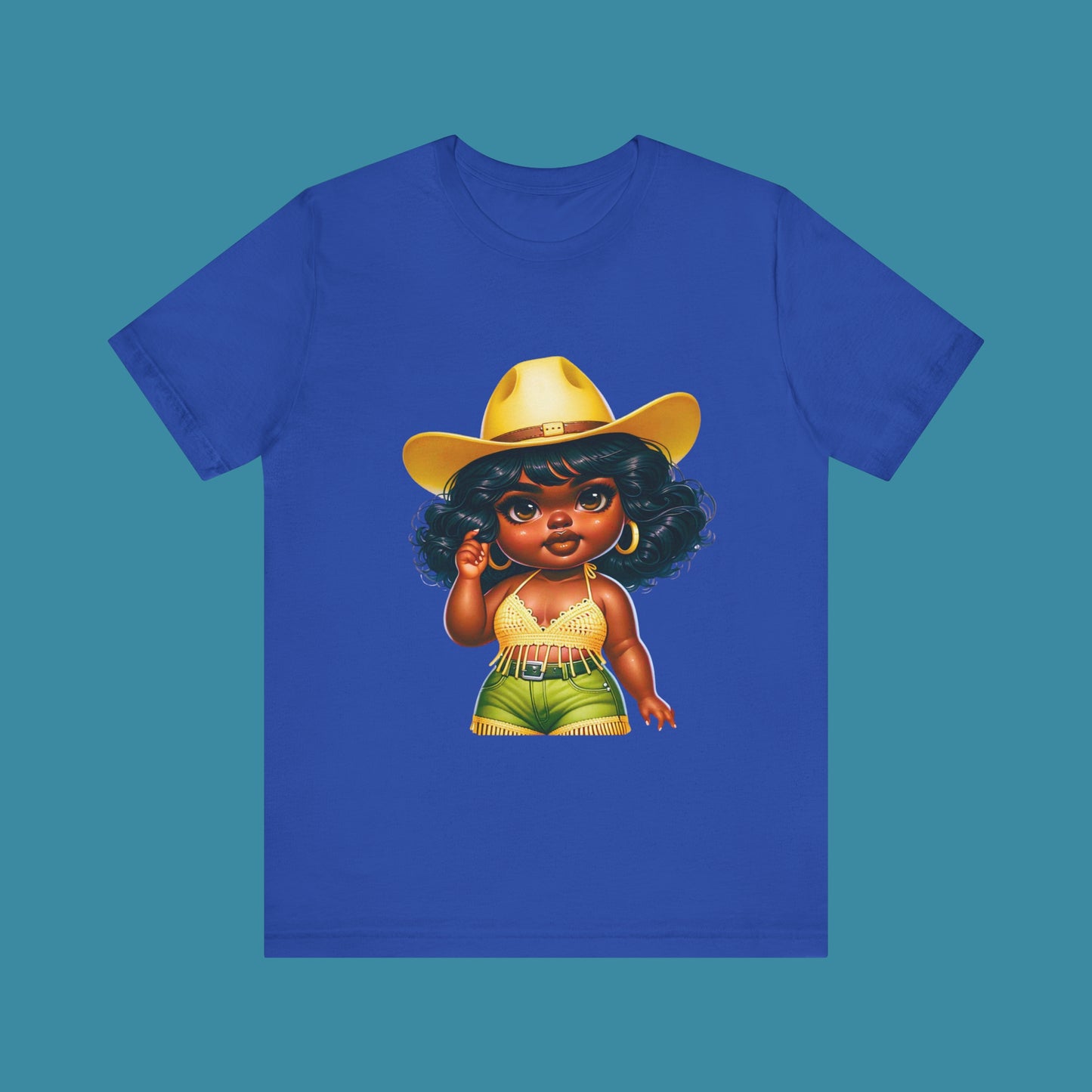 Luxe Tee Cowgirl Design 22